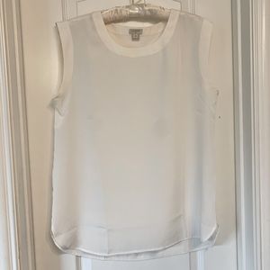 J. Crew sleeveless relaxed fit blouse